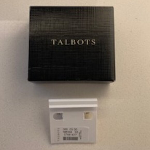 Talbots Hammered Hoop Earrings - NEW WITH TAG - Picture 3 of 3